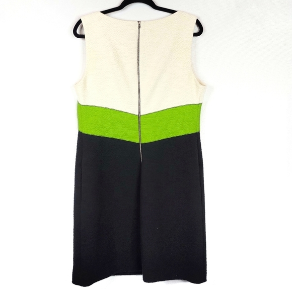 Carven Color Block Tweed Sheath Dress - Picture 3 of 8